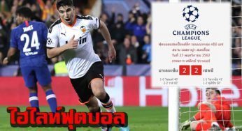 ไฮไลท์บาเลนเซีย 2-2 เชลซี